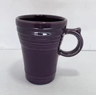 Fiesta Ring Handle Tapered Latte Bistro Mug MULBERRY Fiestaware Holds 16 Oz