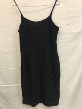 Banana Republic Dress Size 4 Small Black Slip Spaghetti Strap zipper back