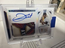 2019 National Treasures Touki Toussaint Magenta Patch Auto 9/10 Nice!!