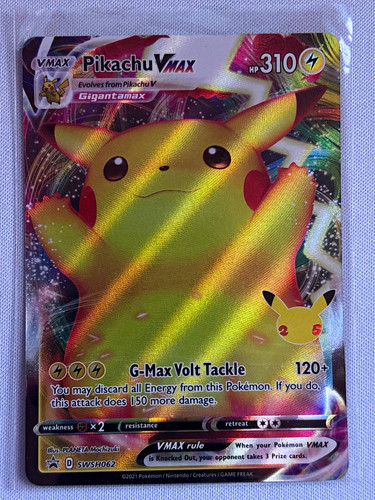 Pikachu VMAX SWSH062 Sword & Shield Promo Holo English 2021 310HP