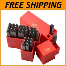Steel Stamp Uppercase Letter Number Punch Kit 1mm