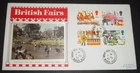1983 BRITISH FAIRS BRADBURY FIRST DAY COVER - HORSE FAIR KIDDERMINSTER WORCS CDS