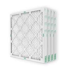 20x25x2 MERV 8 Pleated Air Filters by Mann+Hummel. 4 Pack.