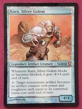 Magic The Gathering FROM THE VAULT RELICS FOIL KARN SILVER GOLEM card MTG FTV