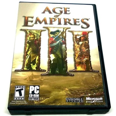 Age of Empires III PC Games Disc and Case Tested Working RTS Strategy Classic