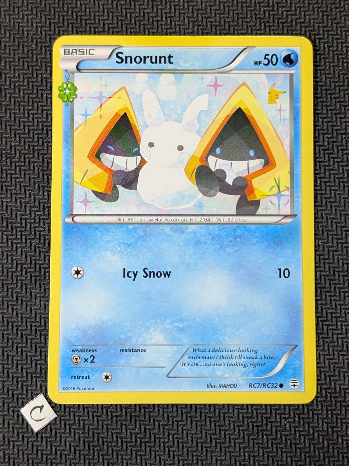 Snorunt RC7/RC32 - Generations Radiant Collection Pokemon TCG NM