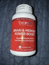 BrainMD Brain & Memory Power Boost 120 Capsules Exp 03/26