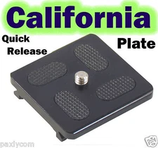 1/4" Screw Quick Release Plate Arca-Swiss Canon Nikon Sony Pentax Olympus Fuji 