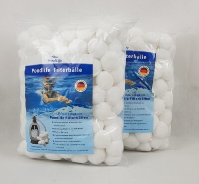 1400g Filter Balls Sandfilter alternativ 50kg Filtersand Filterbälle Filterballs