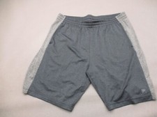 FILA Size XL Boys Gray Stretch Waist Drawstring Pocket Running Shorts 916