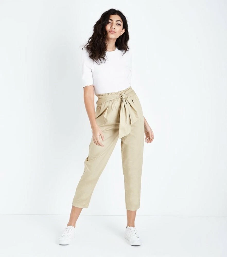 Paper bag 2024 tie trousers