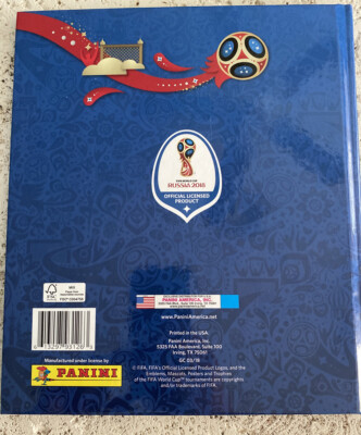 Panini FIFA World Cup Russia 2018 HARDCOVER Sticker Album Complete