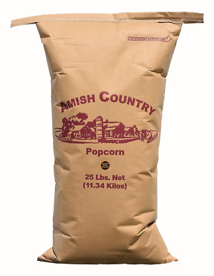 | 25 Lb Bag | Medium White Popcorn Kernels | Old Fashioned, Non-Gmo and Gluten F