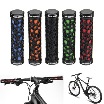 Outdoor Double Lock On Locking Handlebar Grips Bicycle MTB Mountain Bike BMX New