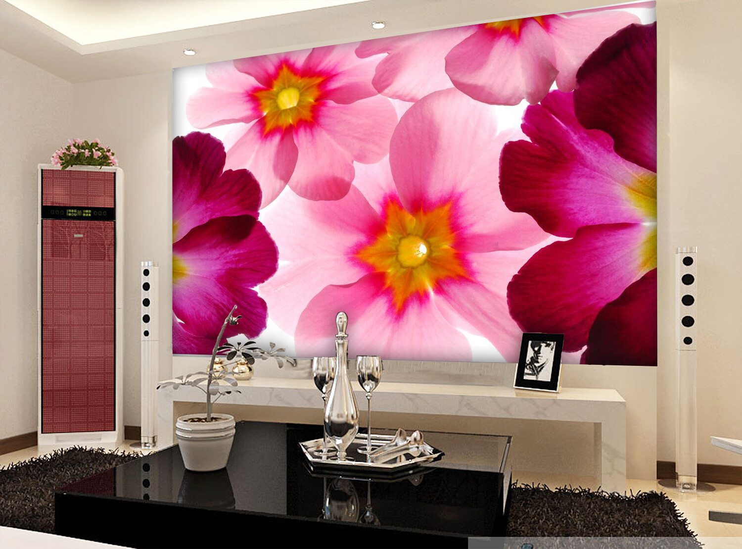 3D Beautiful Petals 2206NA Wallpaper Wall Mural Removable Self-adhesive Fay