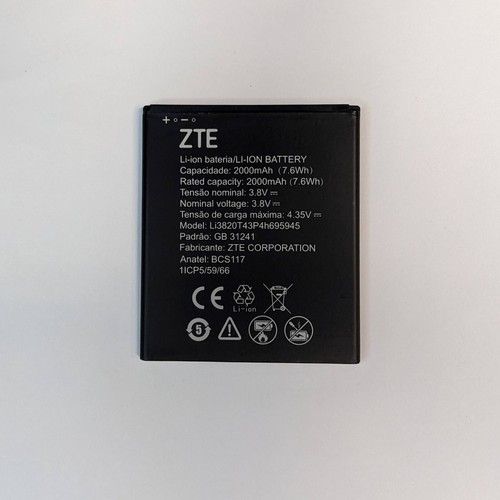 GENUINE ZTE Blade A3 A5 L8 Vantage 2 Battery Li3820T43P4h695945 2000mAh - Local - Picture 2 of 16