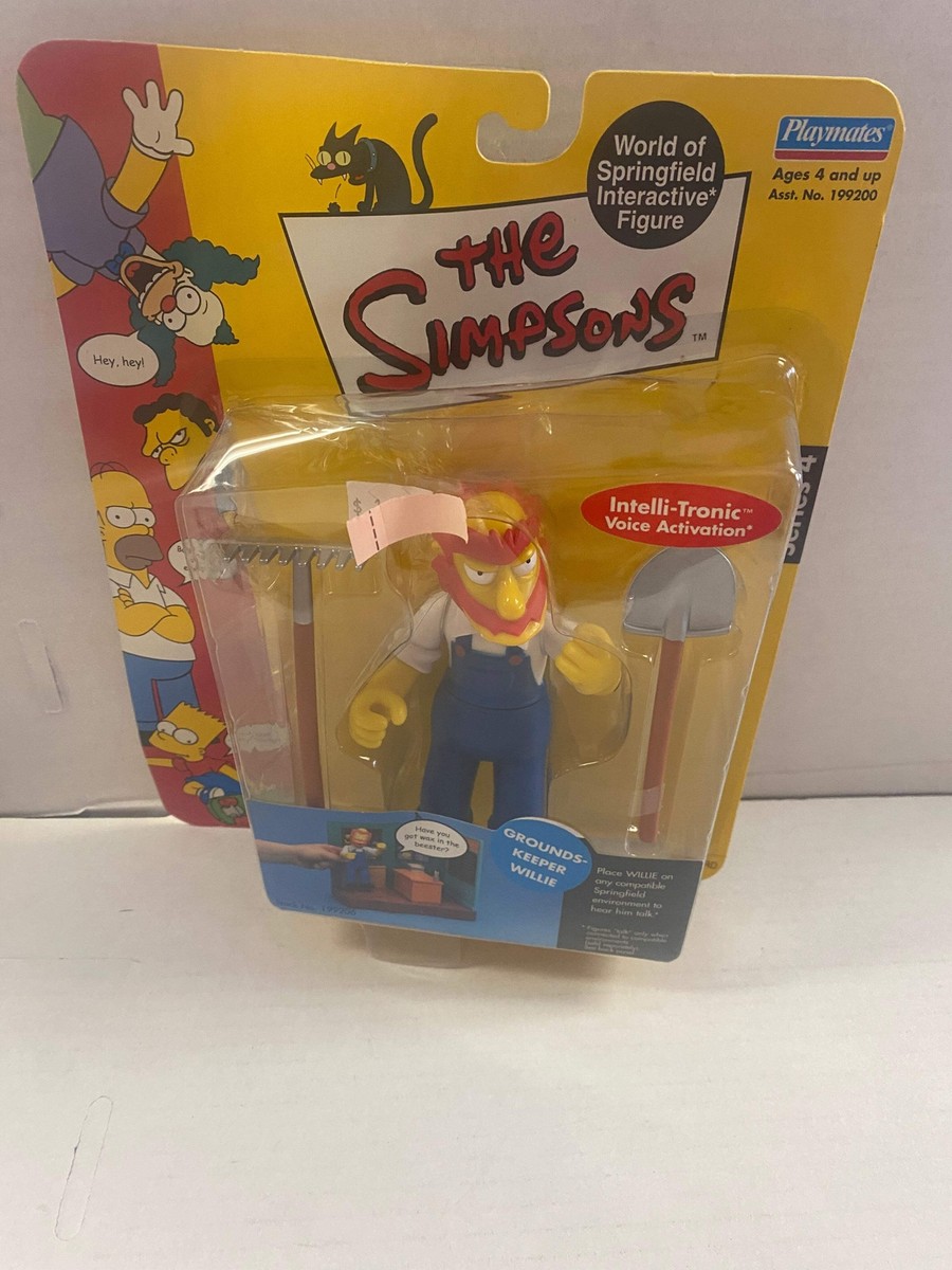 Playmates PLAYMATES THE SIMPSONS SERIES 4 GROUNDSKEEPER WILLIE