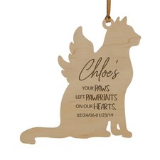 Personalized Pet Memorial Dog Cat Ornament Remembrance Gift for Loss of Pet