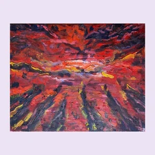 Breathtaking Oil Painting Original Abstract Expressionism Intuitive Art