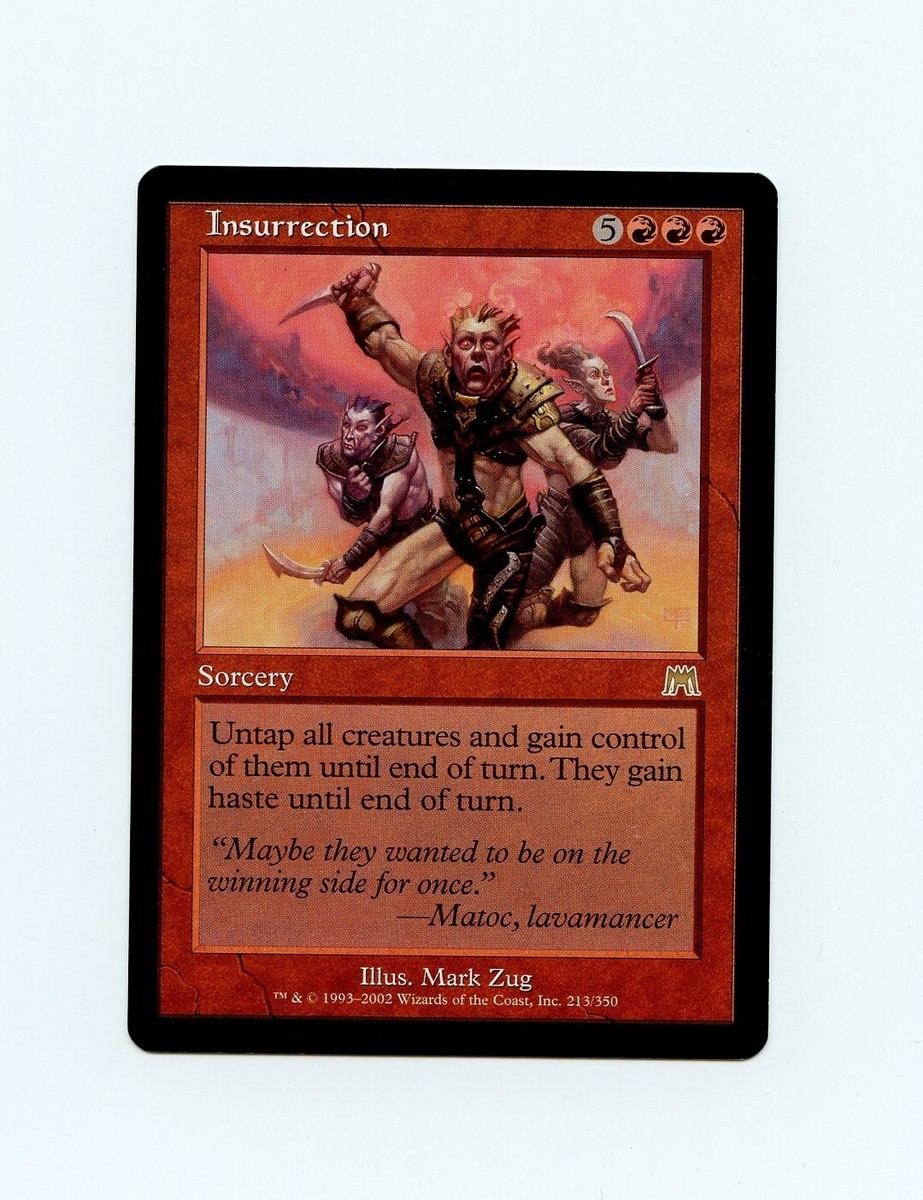mtg cards like insurrection [699] [Borderless] [Frame Break] [Commander Masters] [Foil]  Face to Face Games Similar cards to Insurrection |