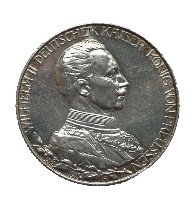 Silver Ungraded 1913 Year German Coins