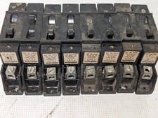 Lot of 2 Heinemann X0411 Circuit Breaker, 50A 1P 120VAC