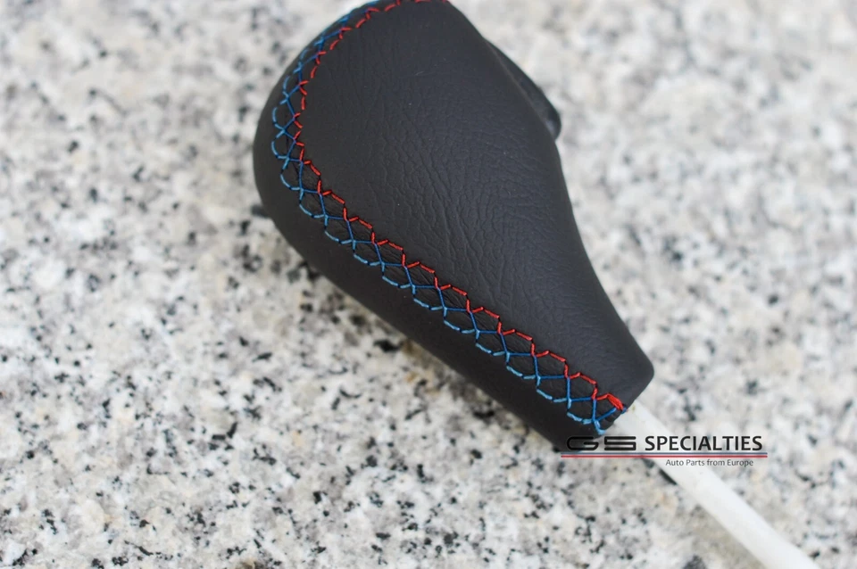 BMW e36 gear knob M3 E39 E46 E38 Z3 OEM look GENUINE leather automatic shift - Image 2 of 4