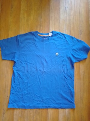 Timberland T-Shirt Größe XL blau vintage used rar cool 90ies 2000er NYC Vibe 