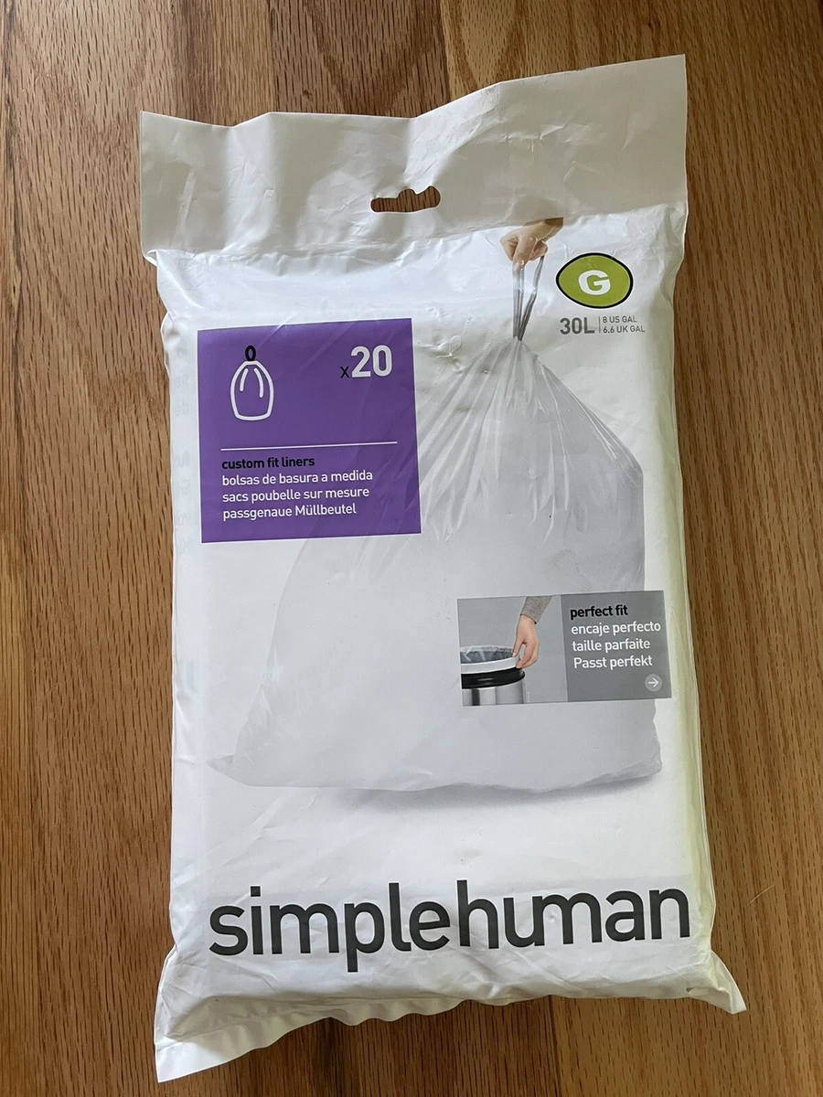 Simplehuman 2024 trash bags