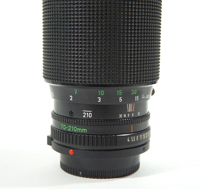 Vintage Canon FD 70-210 f1.4 Zoom Lens w/Front and Back Caps | eBay
