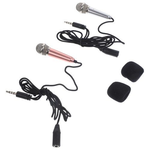 Pack 4 Mini Microphone Enfant Portable Snging Outil Miniature Téléphone Portable