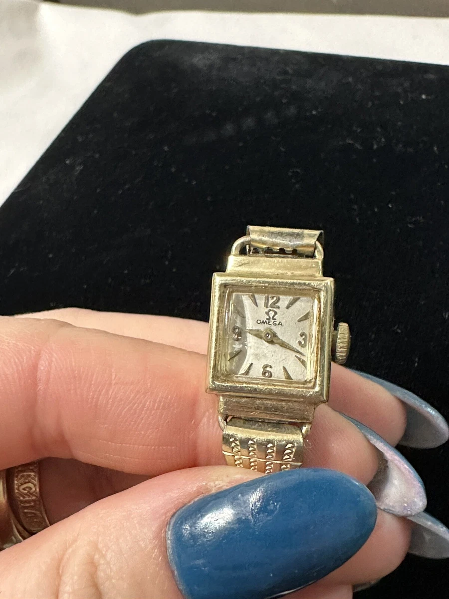 Omega ladies gold watch cheap 1950