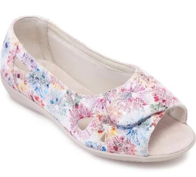 Cosyfeet Damenschuh Kylie breite Passform 6E Breite 5 Farben UK Größe 4 bis 9 geräumig