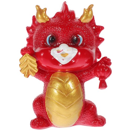 Dragon Ornament Car Dashboard Dragon 2024 Dragon Craft Chinese Zodiac New Year - Picture 3 of 9