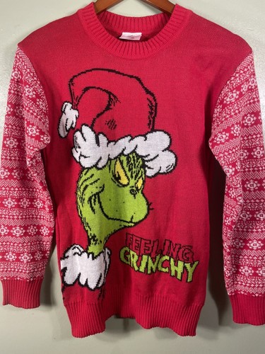 Grinch Christmas Holiday Sweater Officially Licensed Size Small