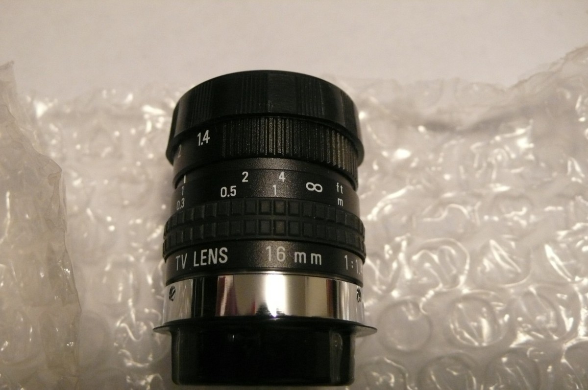Obiettivo CCTV Pentax C3163KP 16mm F/1.4 2/3″ – Nuovo Per Videosorveglianza