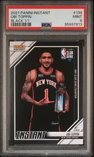 2021 Panini Instant Black 1/1 Obi Toppin Slam Dunk Champion #139 - PSA 9