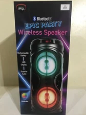 New Epic Bluetooth Party wireless speaker by iHip – Multicolor Brand New