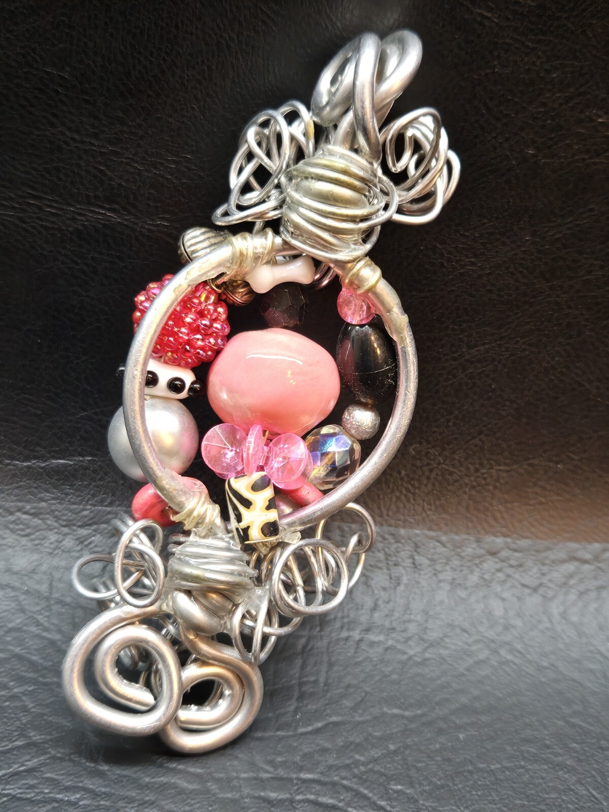 Multicolor Handcrafted Long Statement Pendant? I … - image 5