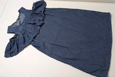 vero moda denim dress VMISLA SL LONG SLIM SLIT DNM DRESS