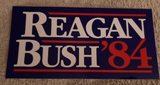 REAGAN BUSH '84 BUMPER STICKER REAGAN BUSH '84 BUMPER STICKER