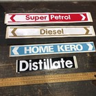 <!--F#f_0-->Service Station Fuel Line Decals x 4 Super Diesel Kero Distillate NOS Lot<!--F/-->