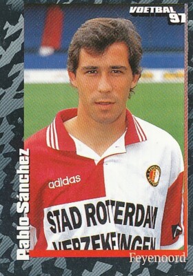 067 PABLO SANCHEZ # ARGENTINA FEYENOORD STICKER PANINI FUSSBALL 97