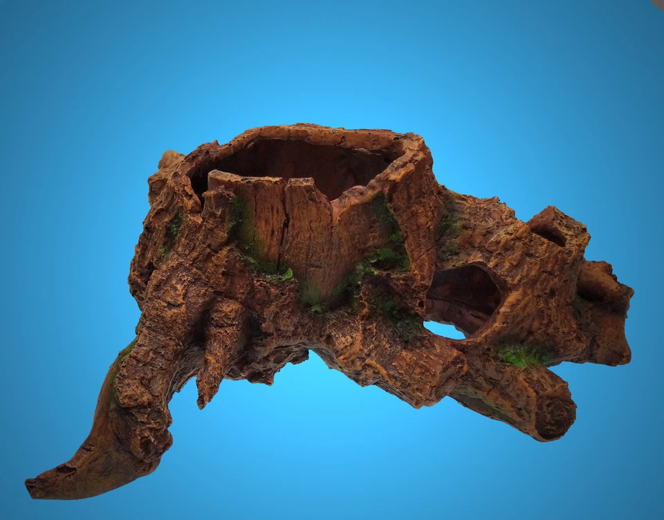 TOP Aquarium Deko 🍀 BAUMSTUMPF HÖHLE XL 🍀 Pflanzen Zubehör Terrarium Wurzel - Bild 3 von 4