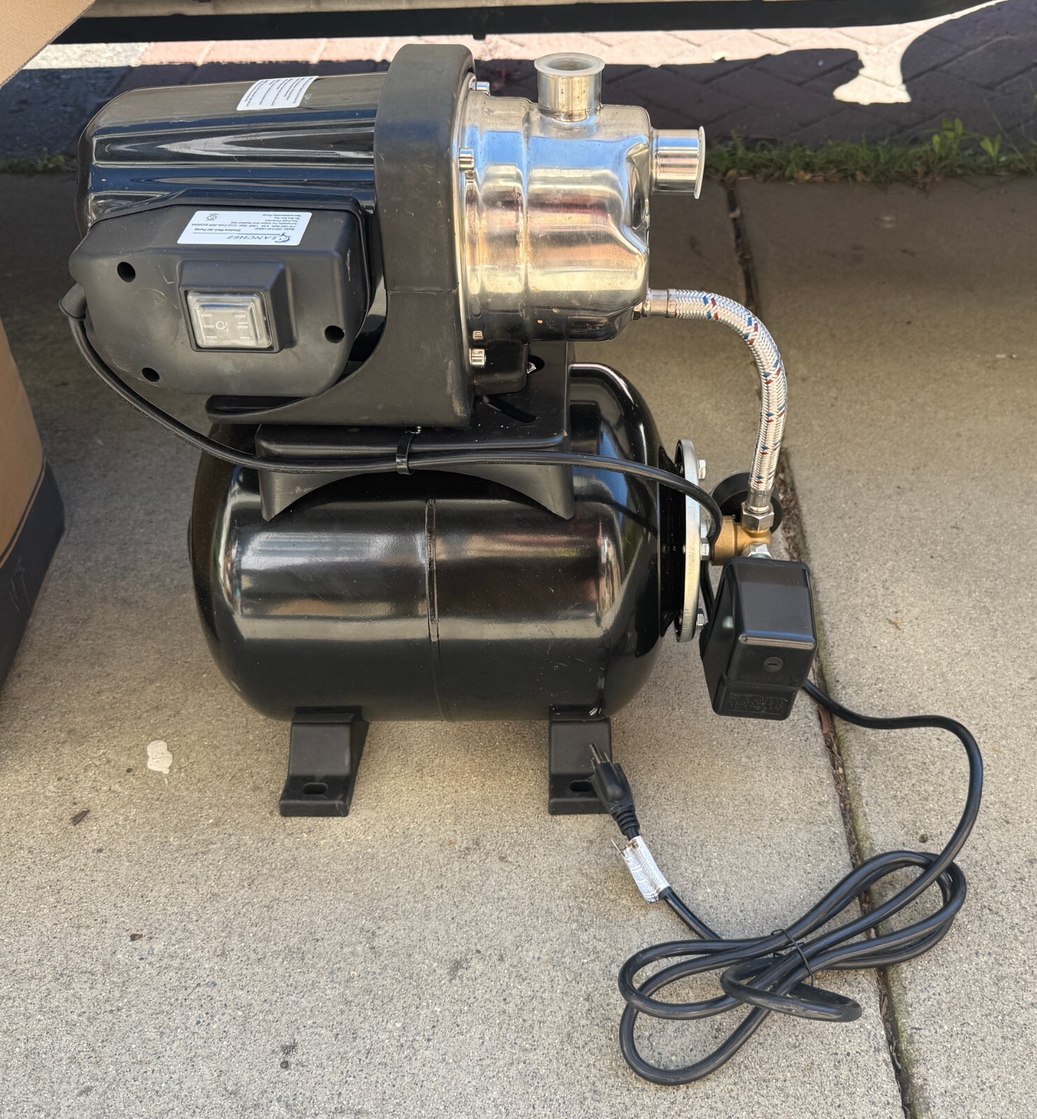 LANCHEZ 1.6HP 1340GPH 115V STAINLESS SHALLOW WELL PUMP  W/ P
