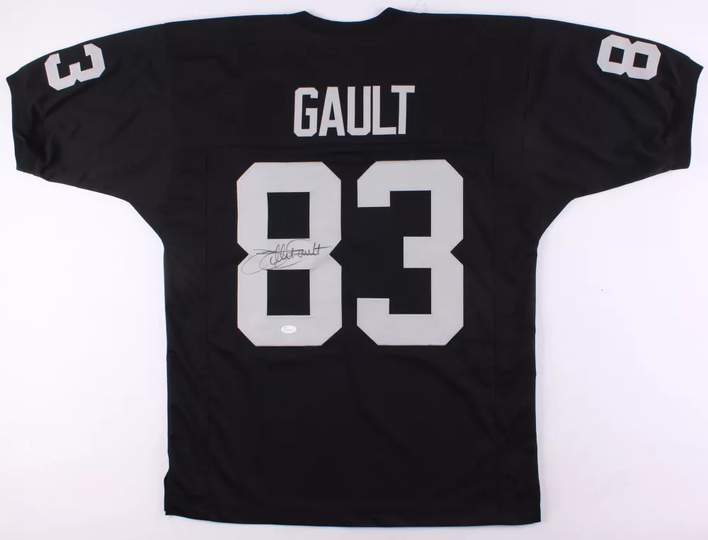 Willie Gault Signed Oakland Raiders Jersey JSA COA Super Bowl XX champion
