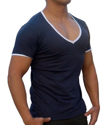 deep v mens t shirts