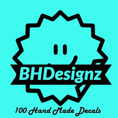 Bulk 100 Pack Decal Handmade Custom Cut Fade Water Resistant Sticker Personalize