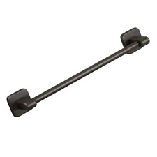Towel Bar Self Adhesive 40CM Wall Mounted Matte Black Towel Holder For Bathroom
