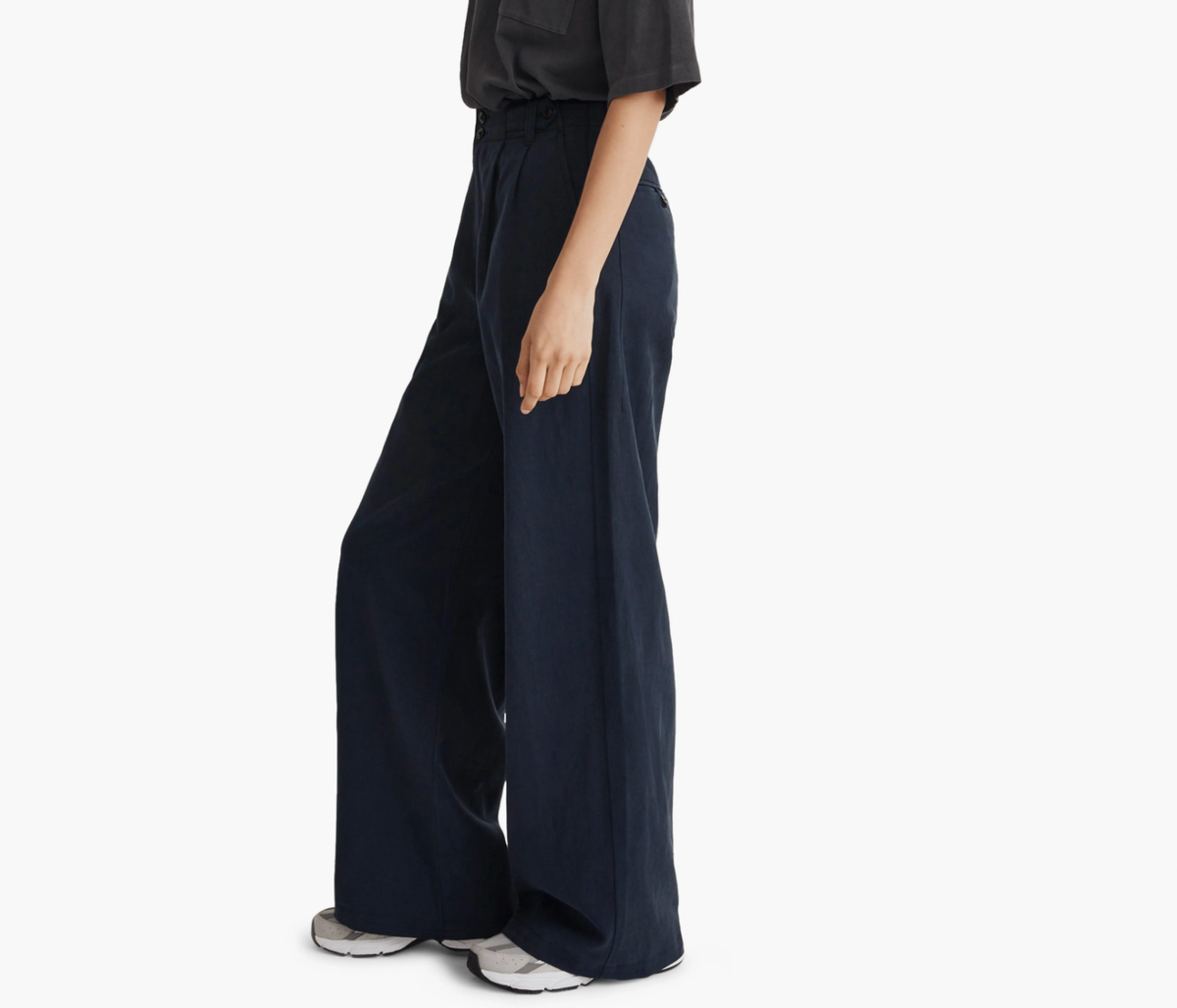 Madewell Harlow Wide Leg Pants | Deep Indigo | Size 00P | eBay display picture 1